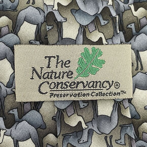 The Nature Conservancy /Martini Art Silk Neckties Lot of 3 Salmon Camel Art Deco - Picture 5 of 16